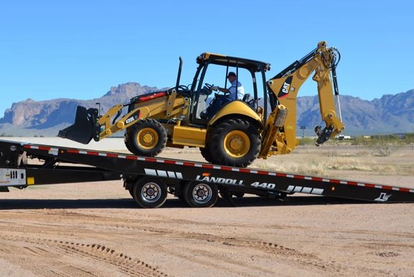 Transporting CAT Construction Equipment