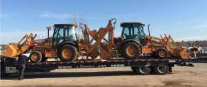Transporting Heavy Equipment on a Landoll Trailer